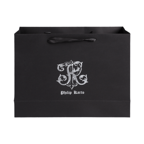 Luxury Paper Bag Customised Biodegradable Shopping Bags Matt Black Gift Bags With Handle