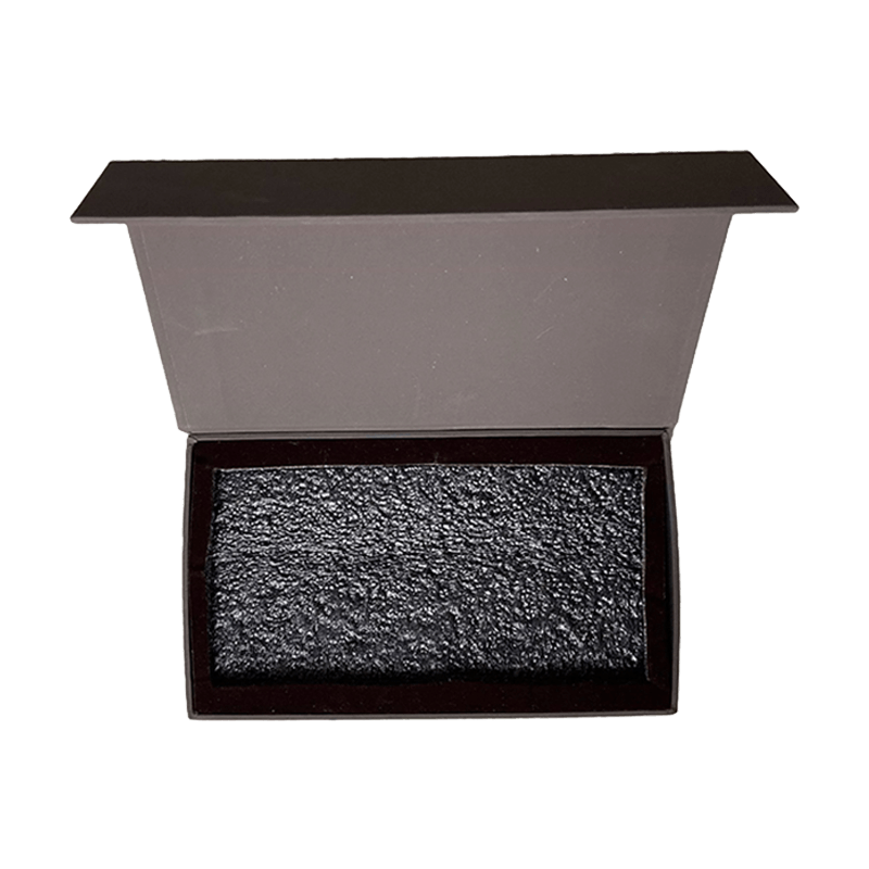 Custom packaging gift box Book Shape Black Magnetic box Kraft paper Jewelry box