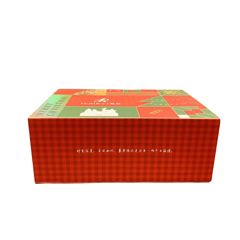 Custom Magnetic Cardboard Box Christmas Gift Box Lights Packaging Paper Box