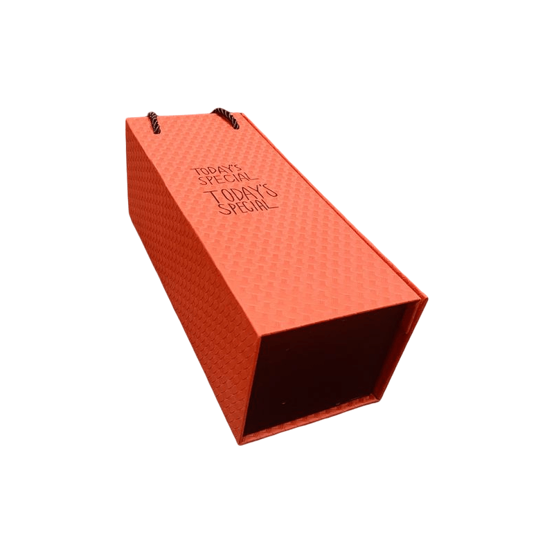 Custom Packaging Wine Box Storage Gift Thick Cardboard With Lid Packing For Beverage