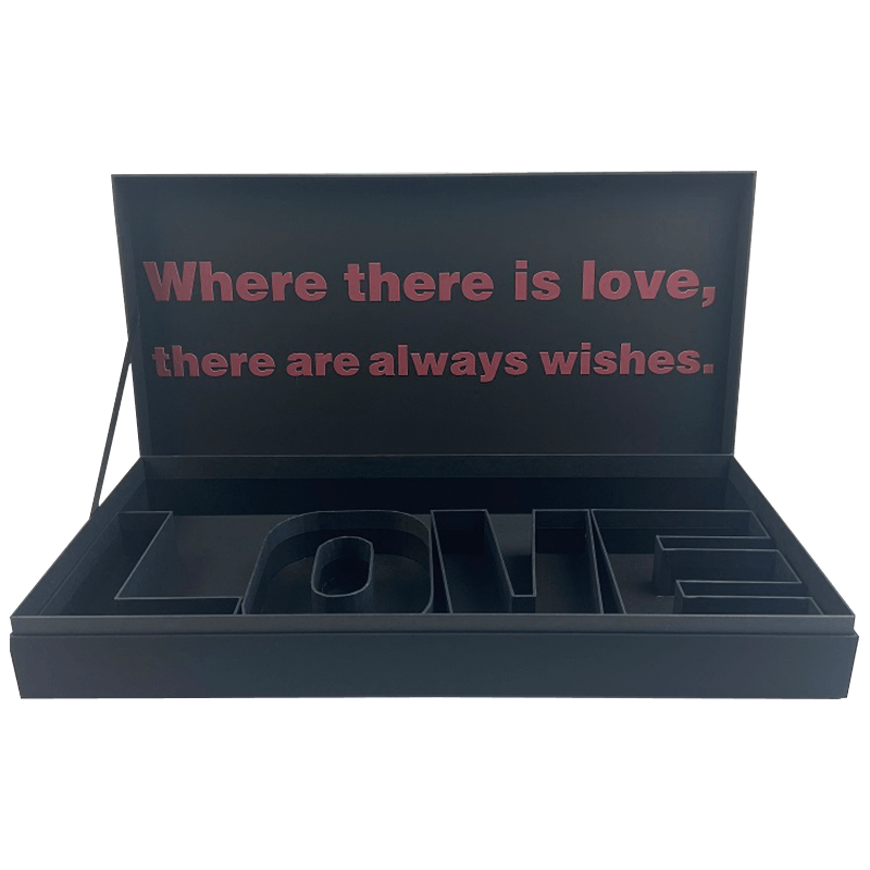 Hot Selling Custom Valentine's Day Gift Boxes Flower Soap Gift Box I Love You Gift Box Logo