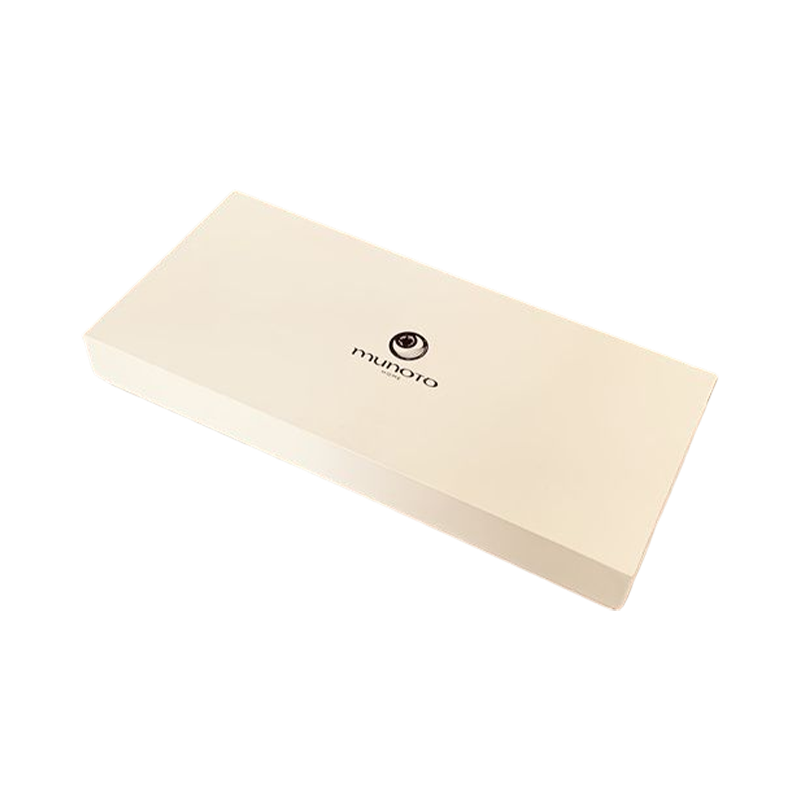 Custom Logo Printed Rigid Cardboard Lid And Base Box Packaging Luxury White Gift Box