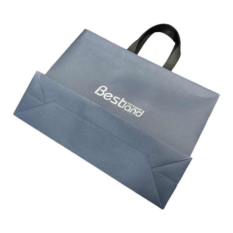 Custom Logo Luxury Paper Bags With Handles Gift Packaging Promotional Shopping Bags