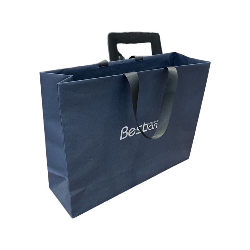 Custom Logo Luxury Paper Bags With Handles Gift Packaging Promotional Shopping Bags