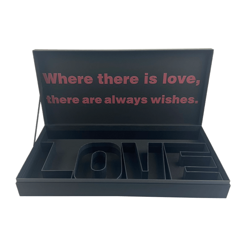 Hot Selling Custom Valentine's Day Gift Boxes Flower Soap Gift Box I Love You Gift Box Logo