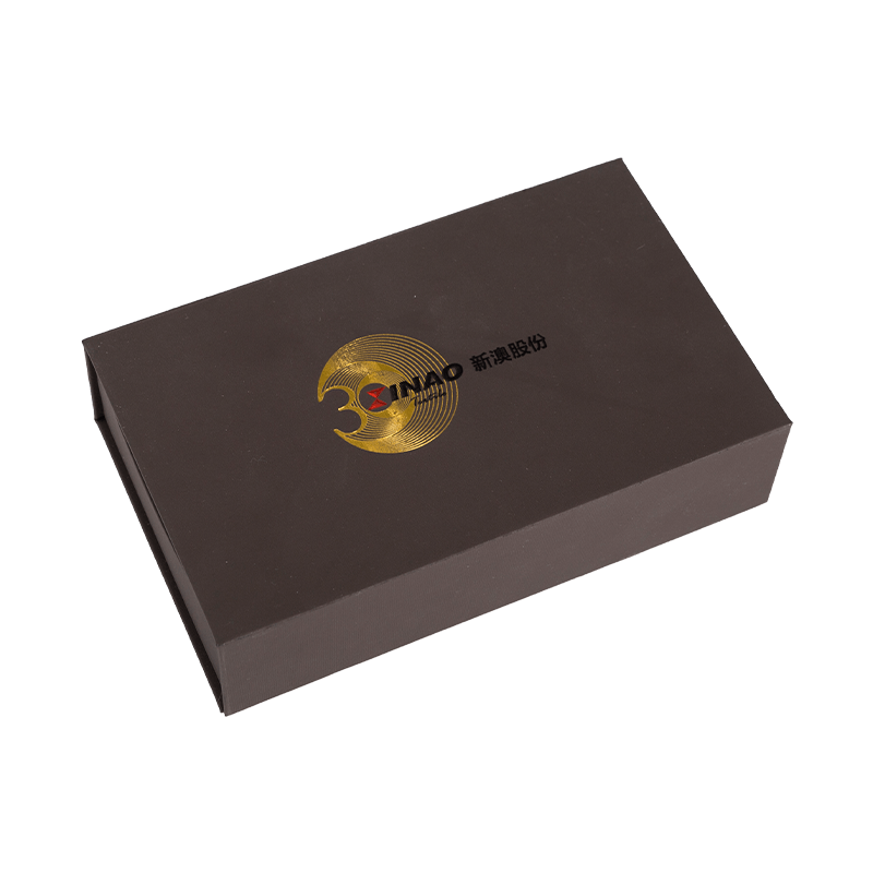 Custom packaging gift box Book Shape Black Magnetic box Kraft paper Jewelry box