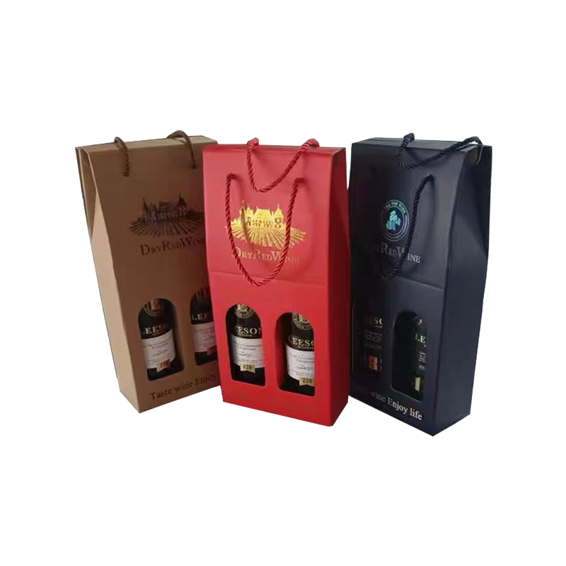 Custom Logo High Quality Wine Gift Box Luxury Cardboard Wine Gift Box Wine Paper Box