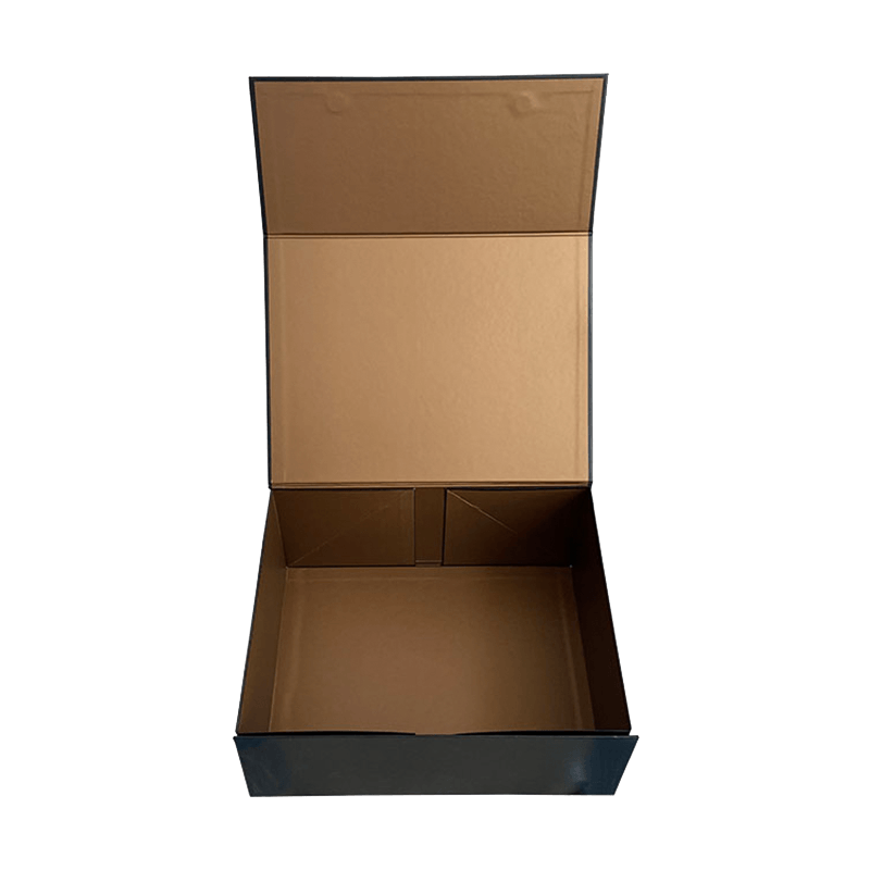 Custom Logo Luxury Flat Fold Cardboard Gift Box Packaging Large Black Cardboard Boxes For Clothing