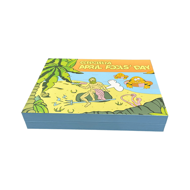 New Arrival Custom Printed Book Gift Box Large Baby Cardboard Cartoon Gift Boxes For Clothing