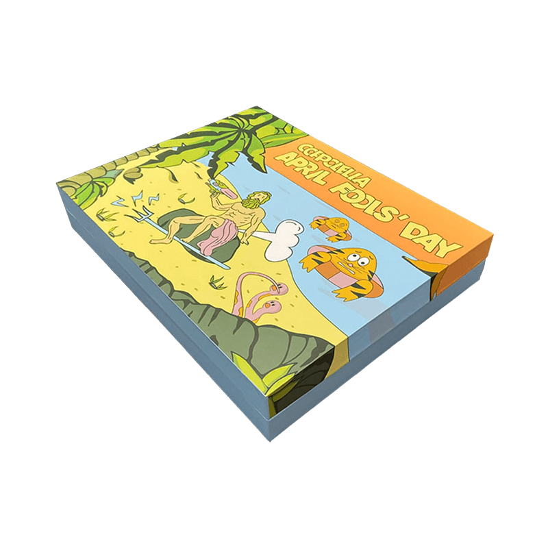 New Arrival Custom Printed Book Gift Box Large Baby Cardboard Cartoon Gift Boxes For Clothing