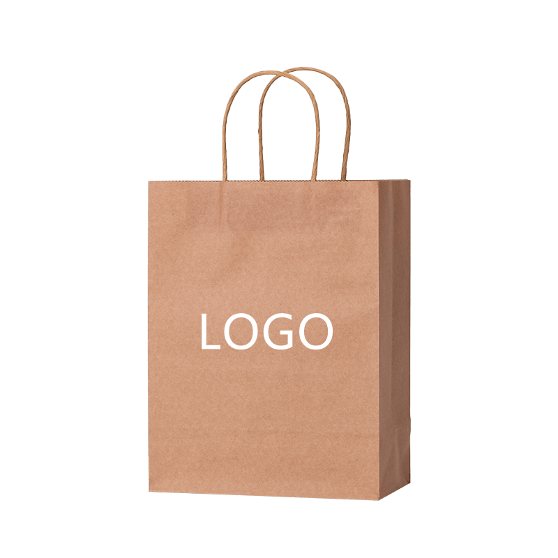 Custom Colored Kraft Paper Bags Promotional Paper Bags Takeaway Packaging Bags