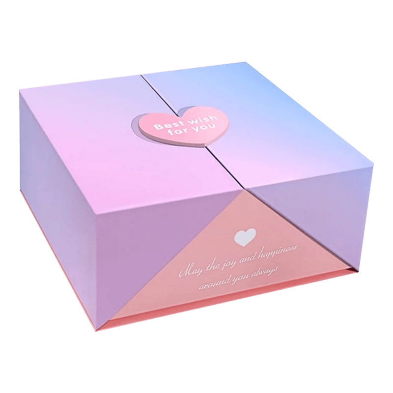 Wholesale Christmas Gift Box Custom Wedding Double Door Opening Box Cosmetic Perfume Packaging Paper Box