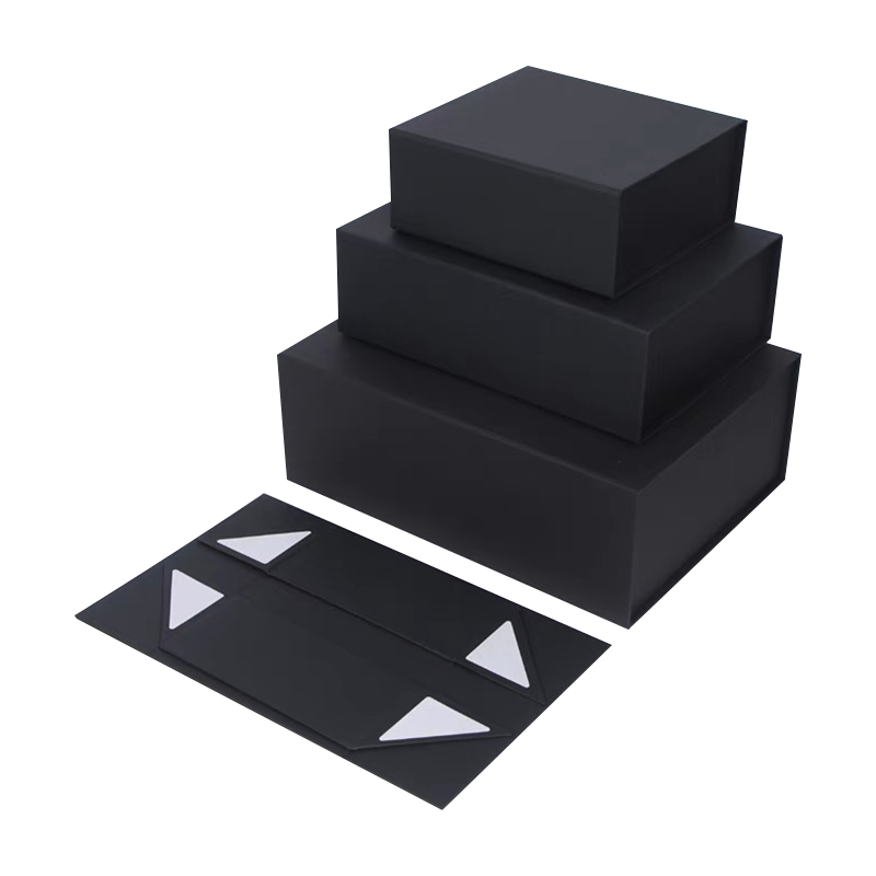 Deluxe black folding carton