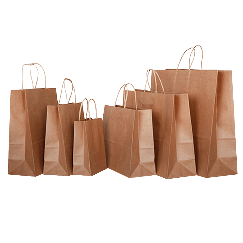 Hot sales cheap kraft paper bag custom logo eco friendly gift kraft paper shopping bag