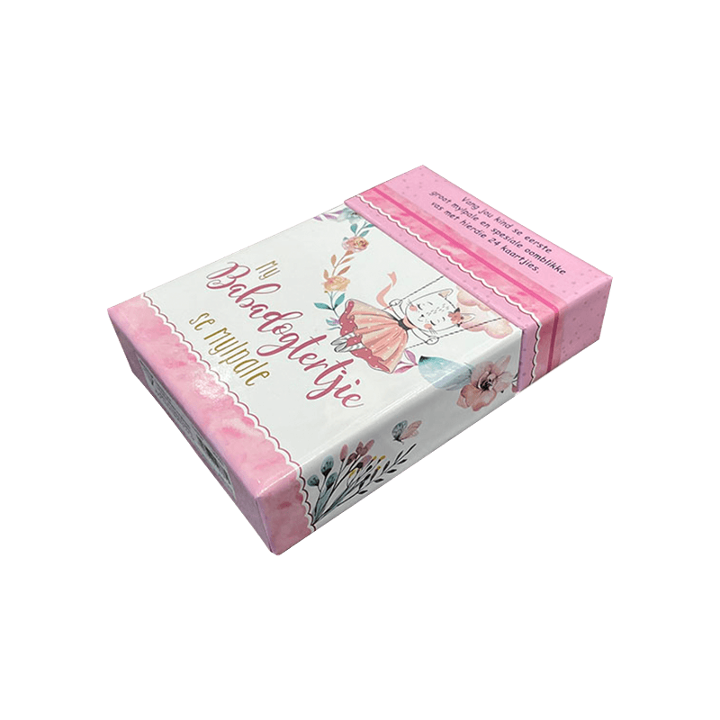 Wholesale Custom Pink Box Packaging Cardboard Cartoon Gift Box Packaging Baby Girl Gift Box