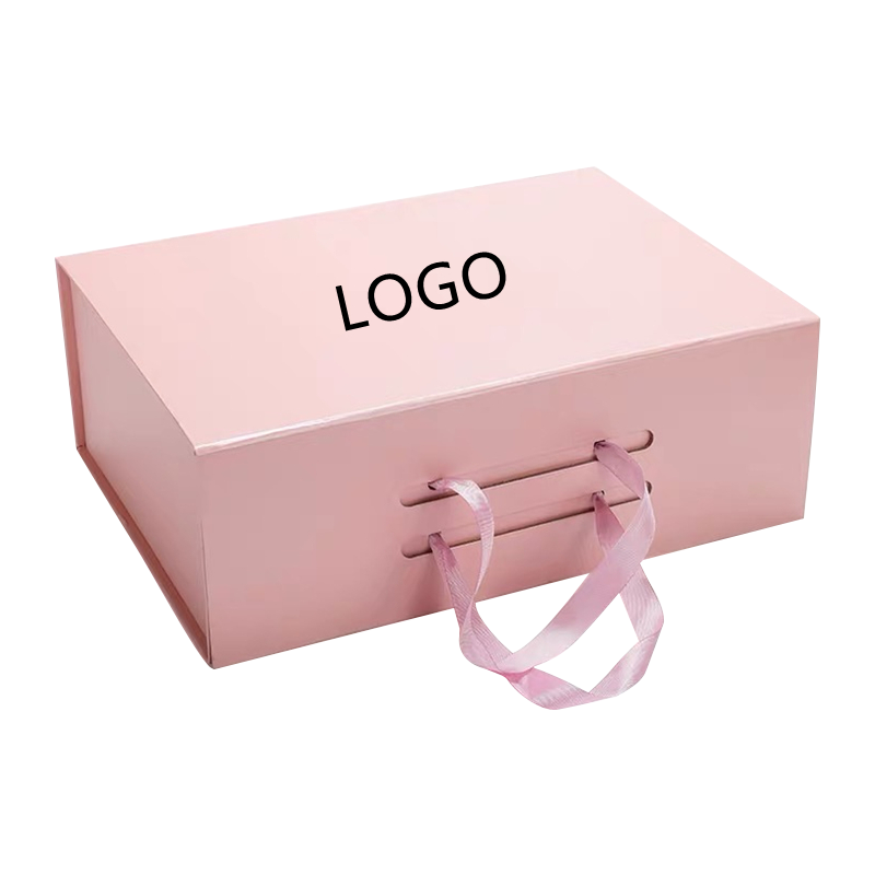 Custom Brand Logo Magnet Folding Box Luxury Paper Box Foldable Magnetic Gift Box For Clothes Shoes