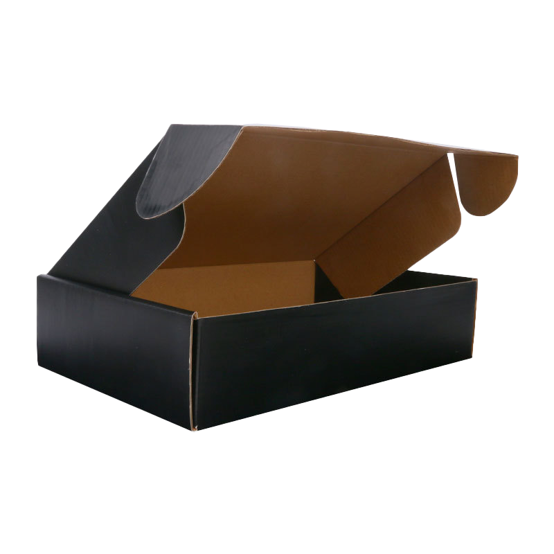 Black folding carton