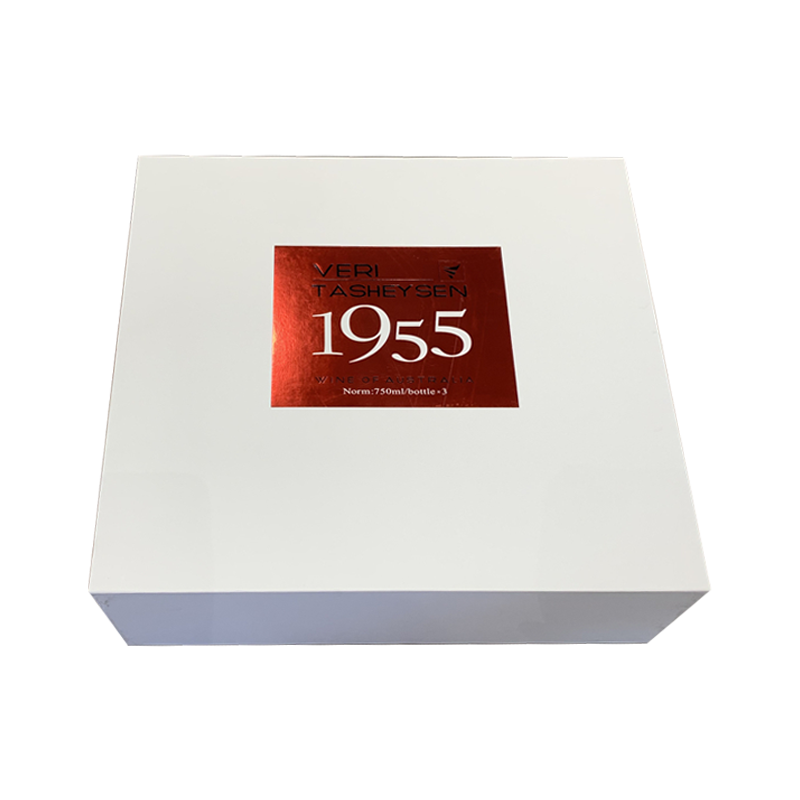 Custom Gift Box Wine Luxury Paper Boxes with Logo Magnet Closed Wine Box