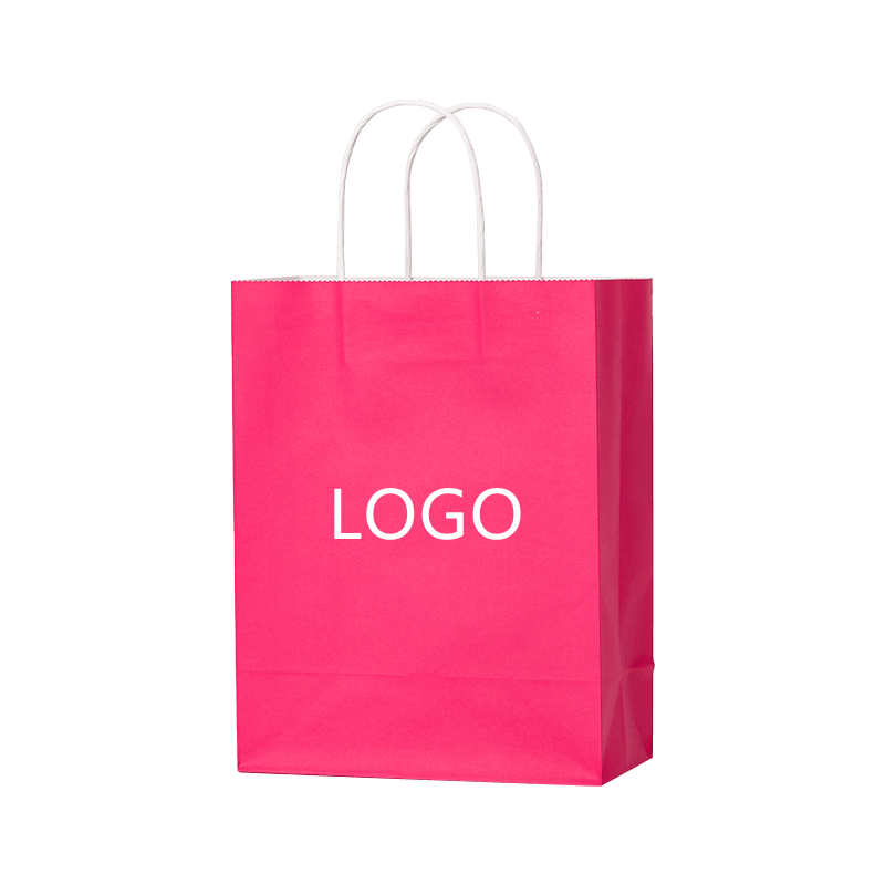 Custom Kraft Paper Bags Milk Tea Takeaway Packaging Tote Bags Gift Packaging Shopping Bags With Logo