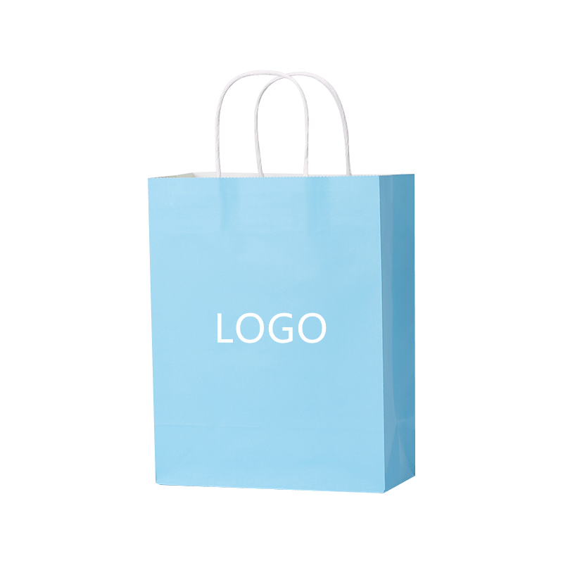 Custom Kraft Paper Bags Milk Tea Takeaway Packaging Tote Bags Gift Packaging Shopping Bags With Logo